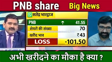 Feb 13, 2024 · PNB Share Price Today : On the last day, the stock of Punjab National Bank (PNB) opened at ₹ 124.85 and closed at ₹ 123.85. The stock's high for the day was ₹ 125.5, while the low was ... 